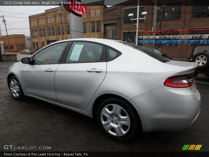 Bright Silver Metallic / Black 2013 Dodge Dart Aero