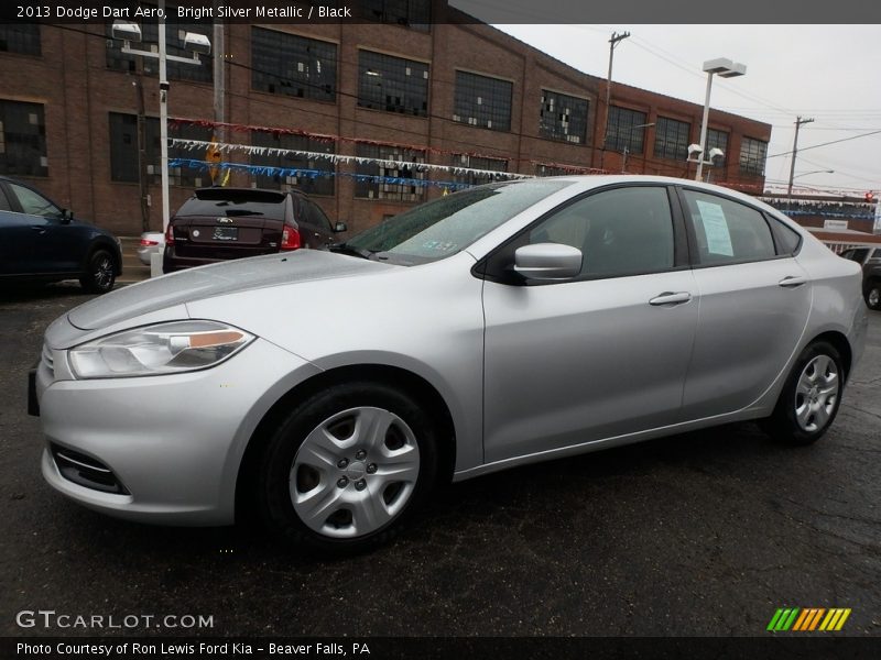 Bright Silver Metallic / Black 2013 Dodge Dart Aero
