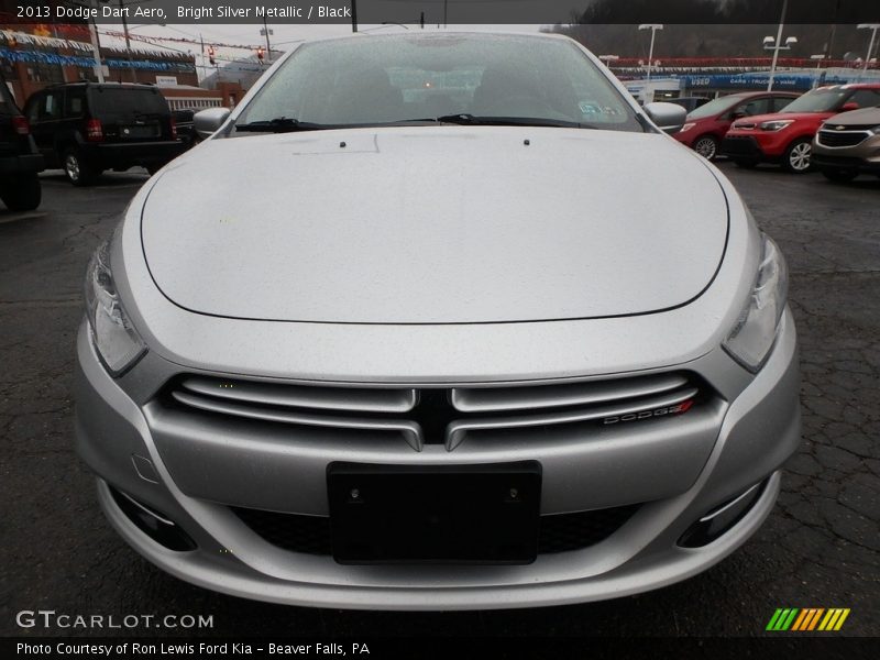 Bright Silver Metallic / Black 2013 Dodge Dart Aero