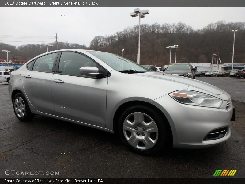 Bright Silver Metallic / Black 2013 Dodge Dart Aero