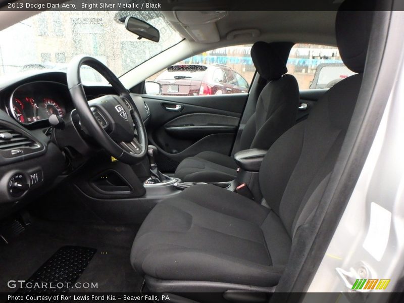 Bright Silver Metallic / Black 2013 Dodge Dart Aero