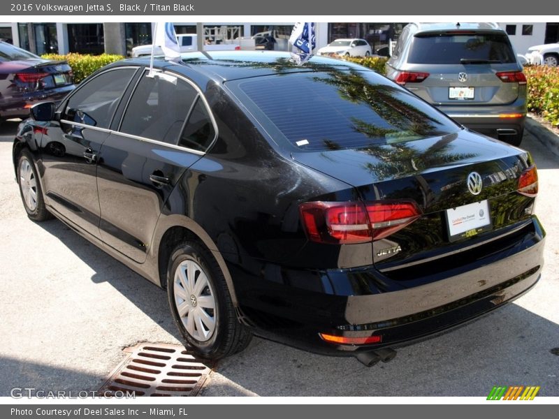 Black / Titan Black 2016 Volkswagen Jetta S