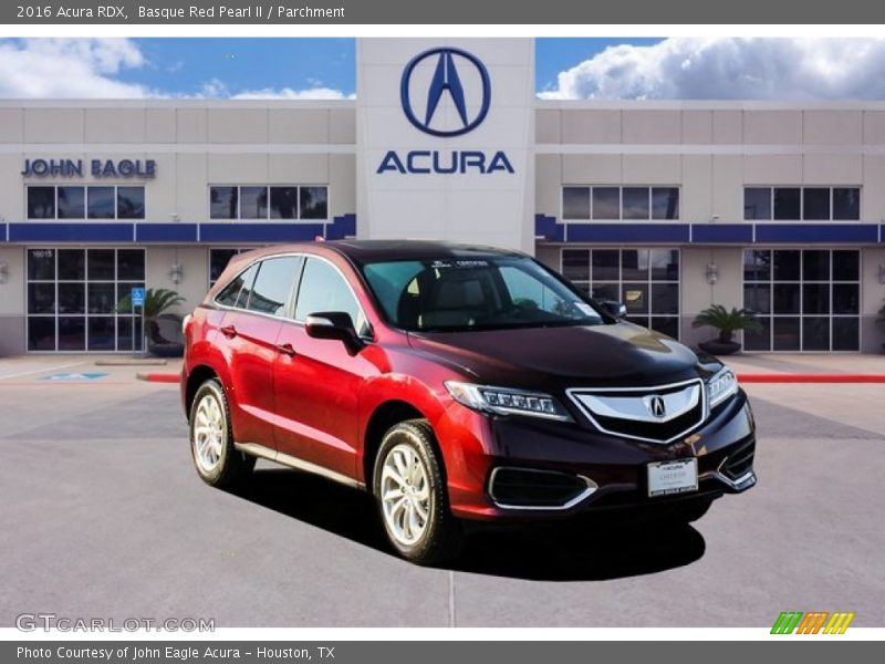 Basque Red Pearl II / Parchment 2016 Acura RDX