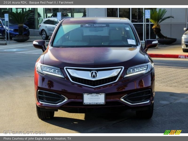 Basque Red Pearl II / Parchment 2016 Acura RDX