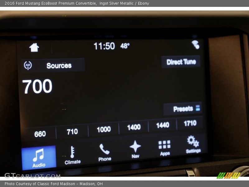 Ingot Silver Metallic / Ebony 2016 Ford Mustang EcoBoost Premium Convertible