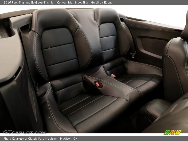Ingot Silver Metallic / Ebony 2016 Ford Mustang EcoBoost Premium Convertible