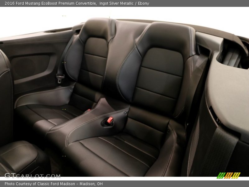 Ingot Silver Metallic / Ebony 2016 Ford Mustang EcoBoost Premium Convertible