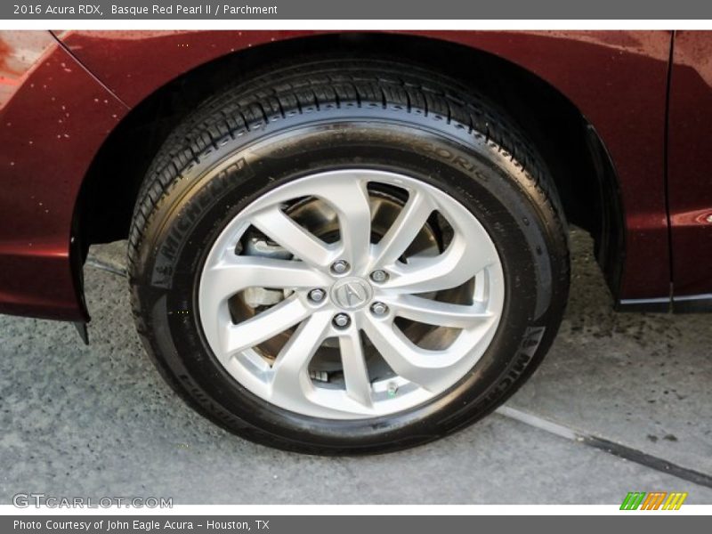 Basque Red Pearl II / Parchment 2016 Acura RDX