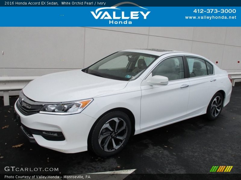 White Orchid Pearl / Ivory 2016 Honda Accord EX Sedan