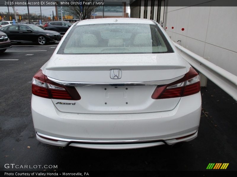 White Orchid Pearl / Ivory 2016 Honda Accord EX Sedan