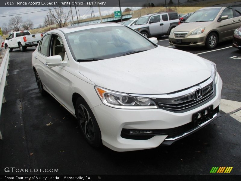 White Orchid Pearl / Ivory 2016 Honda Accord EX Sedan