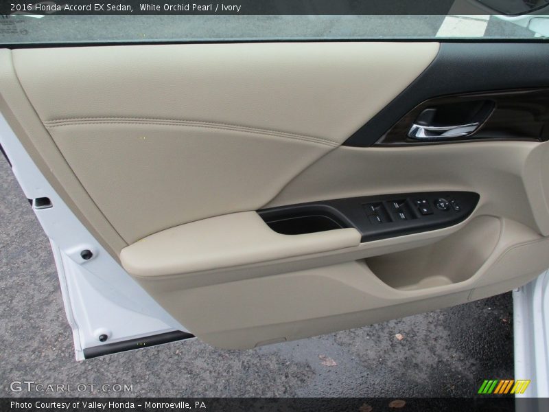White Orchid Pearl / Ivory 2016 Honda Accord EX Sedan