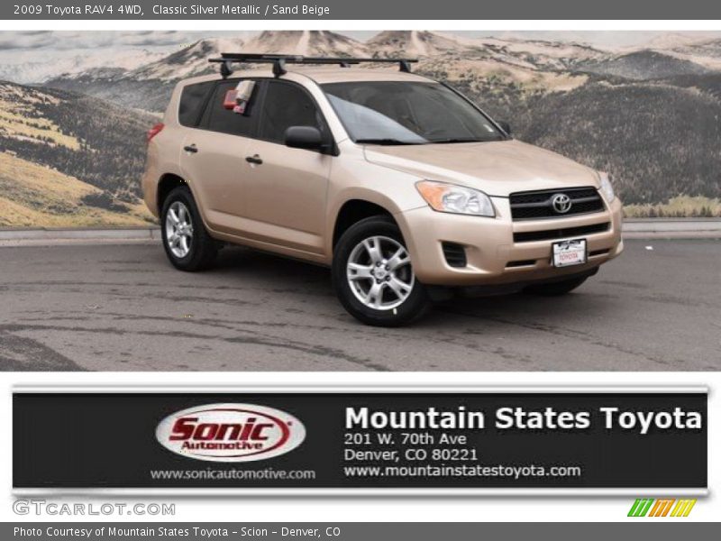 Classic Silver Metallic / Sand Beige 2009 Toyota RAV4 4WD