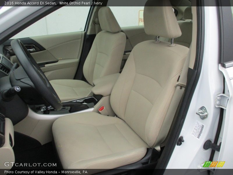 White Orchid Pearl / Ivory 2016 Honda Accord EX Sedan