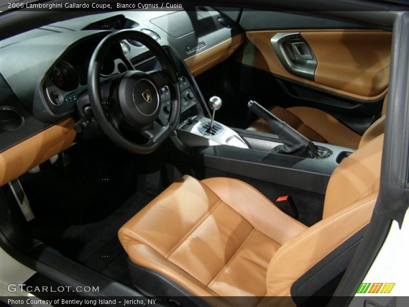 Bianco Cygnus / Cuoio 2006 Lamborghini Gallardo Coupe