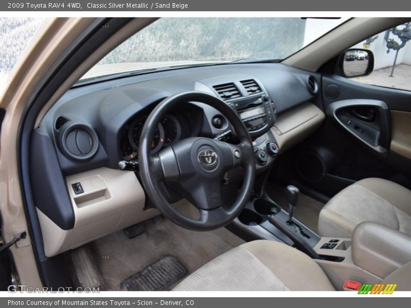 Classic Silver Metallic / Sand Beige 2009 Toyota RAV4 4WD
