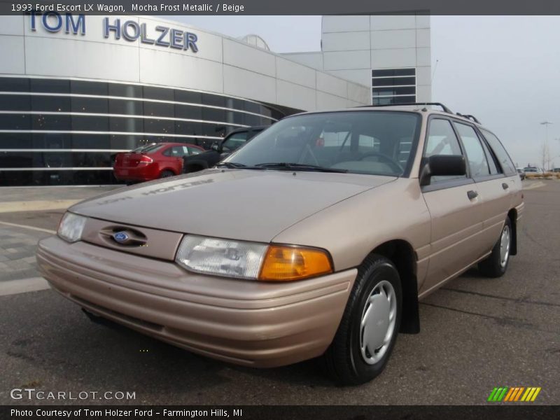 Mocha Frost Metallic / Beige 1993 Ford Escort LX Wagon