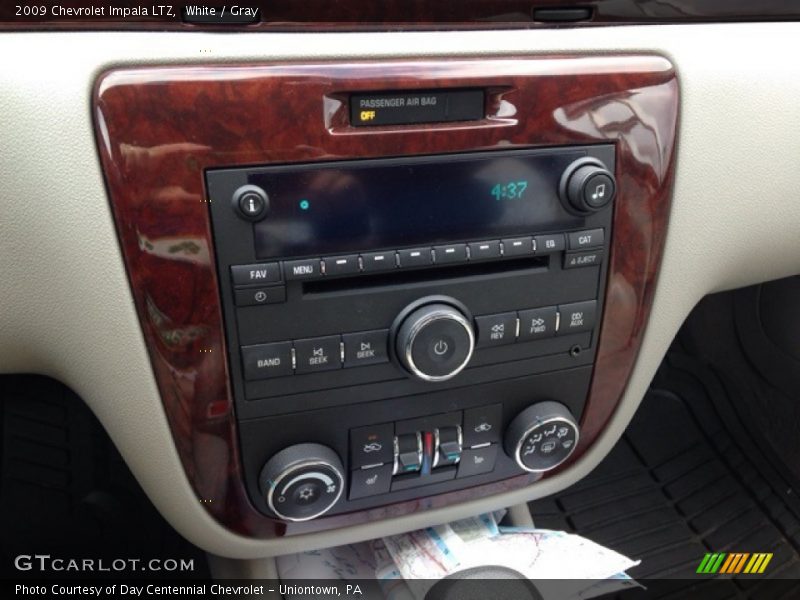 White / Gray 2009 Chevrolet Impala LTZ