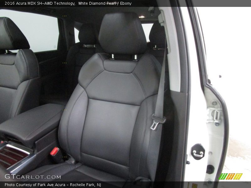 White Diamond Pearl / Ebony 2016 Acura MDX SH-AWD Technology