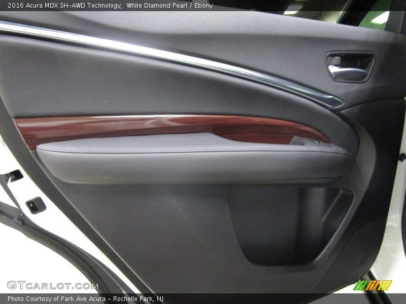 White Diamond Pearl / Ebony 2016 Acura MDX SH-AWD Technology