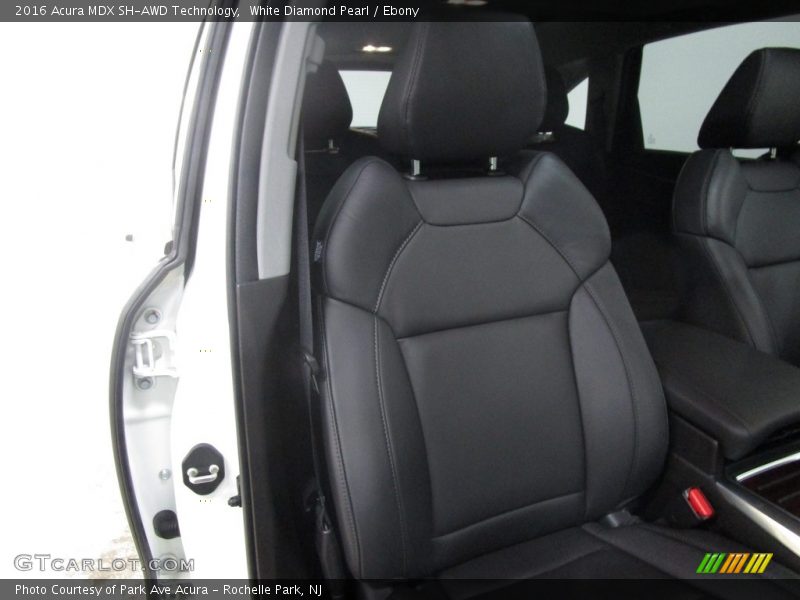 White Diamond Pearl / Ebony 2016 Acura MDX SH-AWD Technology