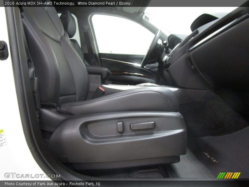 White Diamond Pearl / Ebony 2016 Acura MDX SH-AWD Technology