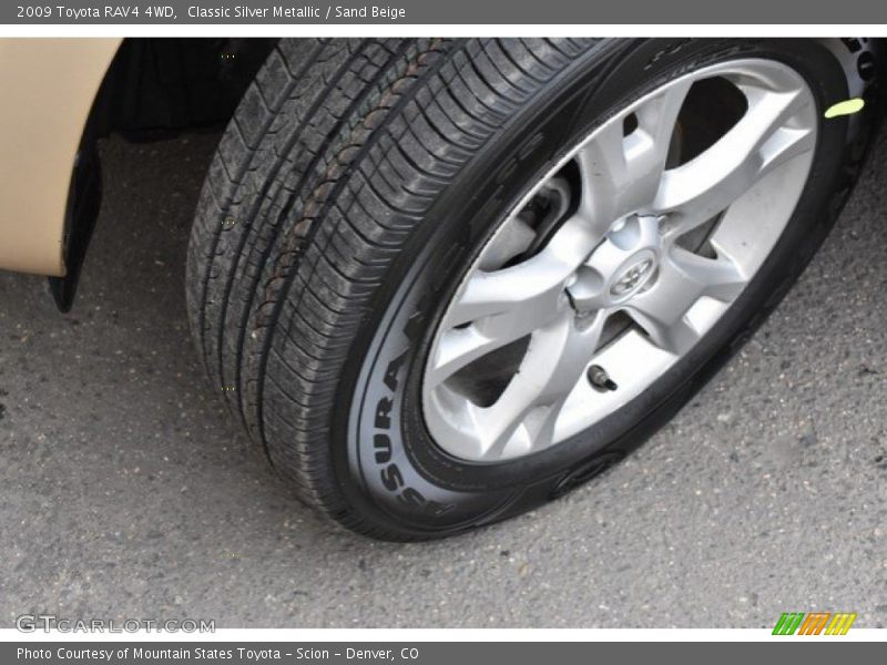 Classic Silver Metallic / Sand Beige 2009 Toyota RAV4 4WD