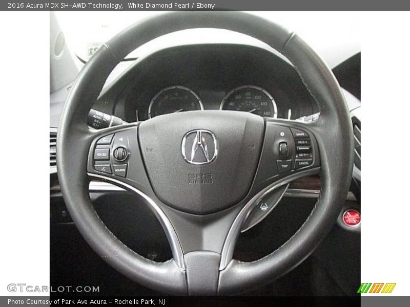 White Diamond Pearl / Ebony 2016 Acura MDX SH-AWD Technology