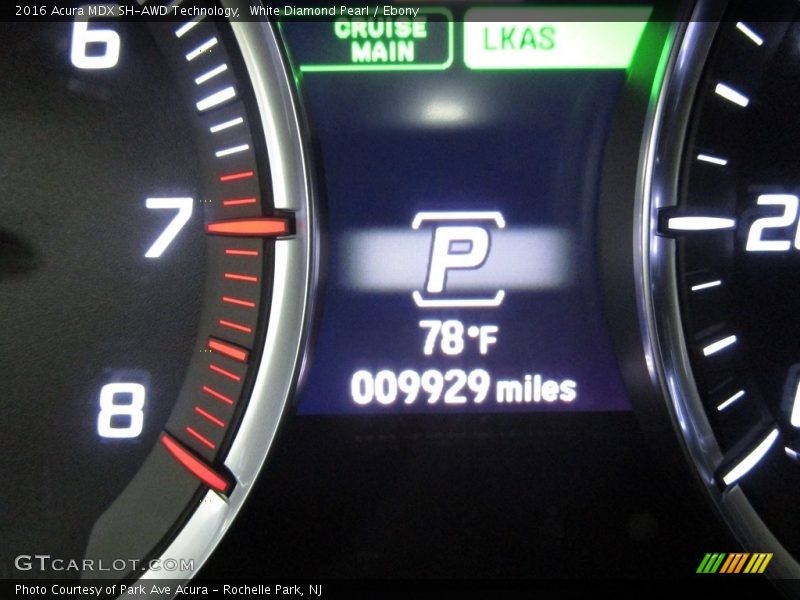 White Diamond Pearl / Ebony 2016 Acura MDX SH-AWD Technology