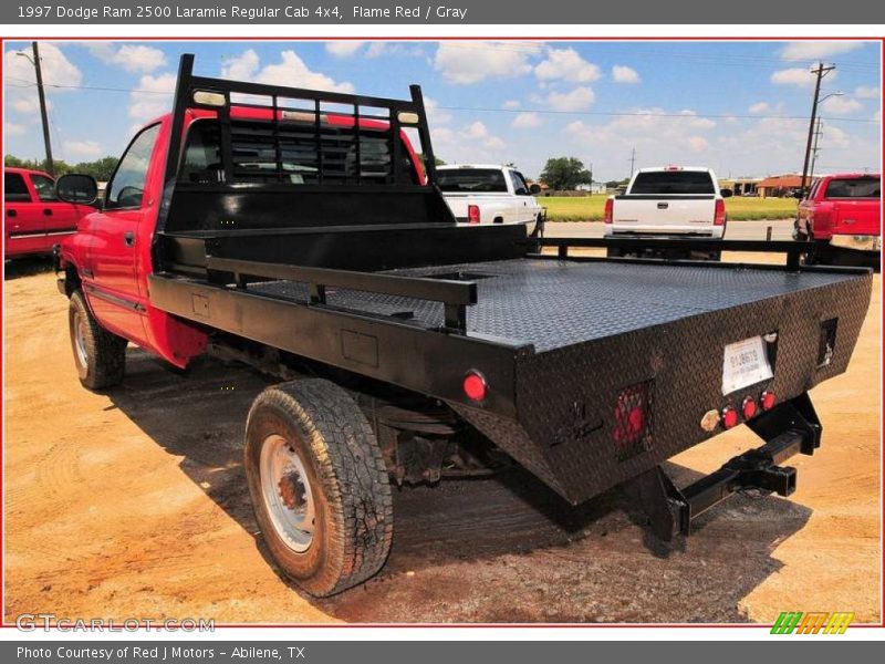 Flame Red / Gray 1997 Dodge Ram 2500 Laramie Regular Cab 4x4
