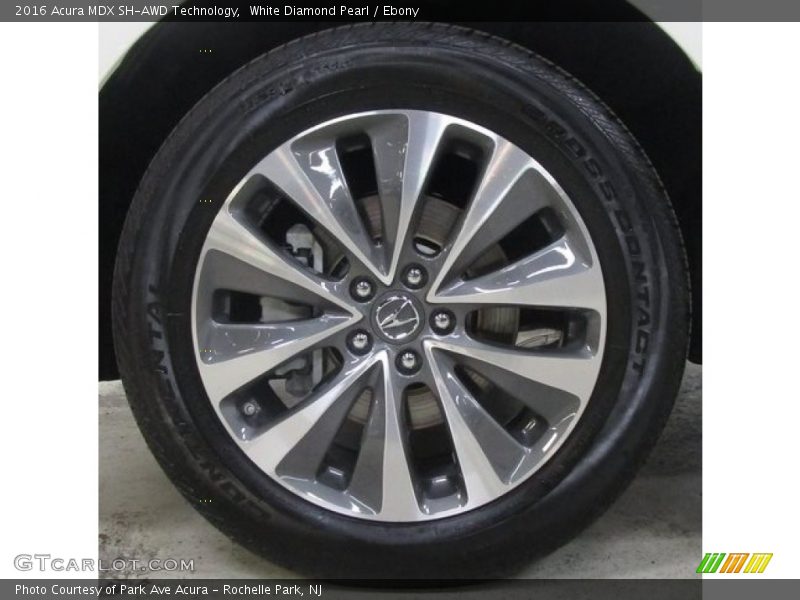 White Diamond Pearl / Ebony 2016 Acura MDX SH-AWD Technology