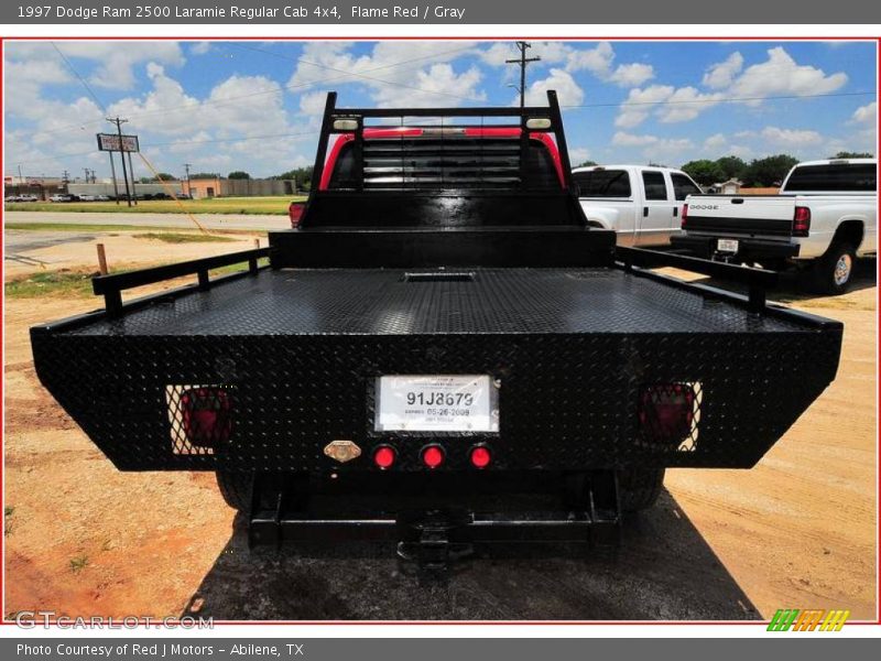 Flame Red / Gray 1997 Dodge Ram 2500 Laramie Regular Cab 4x4