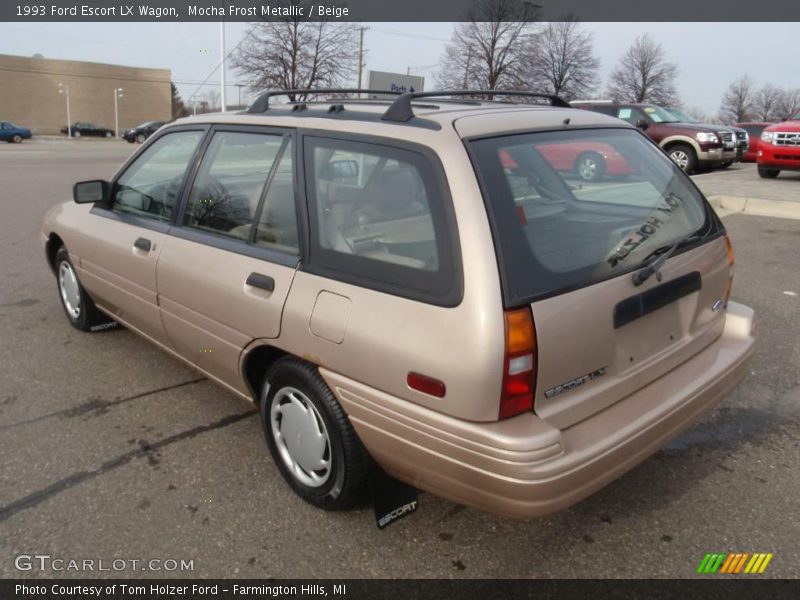 Mocha Frost Metallic / Beige 1993 Ford Escort LX Wagon