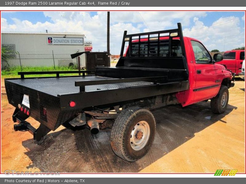 Flame Red / Gray 1997 Dodge Ram 2500 Laramie Regular Cab 4x4