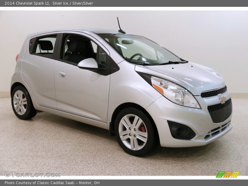 Silver Ice / Silver/Silver 2014 Chevrolet Spark LS