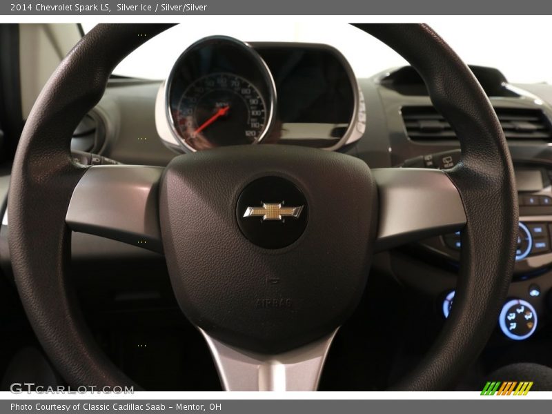 Silver Ice / Silver/Silver 2014 Chevrolet Spark LS