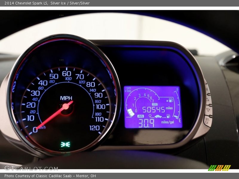 Silver Ice / Silver/Silver 2014 Chevrolet Spark LS