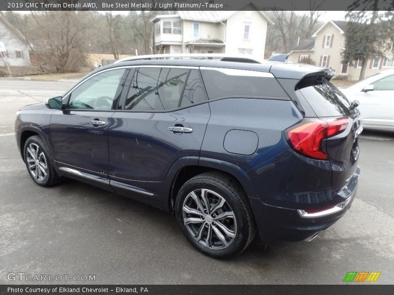 Blue Steel Metallic / Light Platinum/­Taupe 2019 GMC Terrain Denali AWD