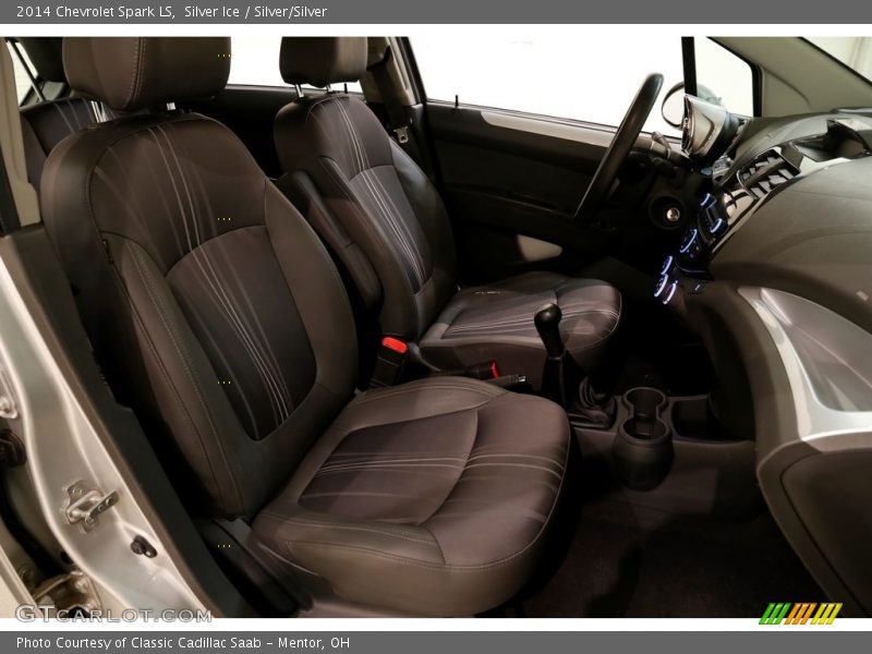 Silver Ice / Silver/Silver 2014 Chevrolet Spark LS