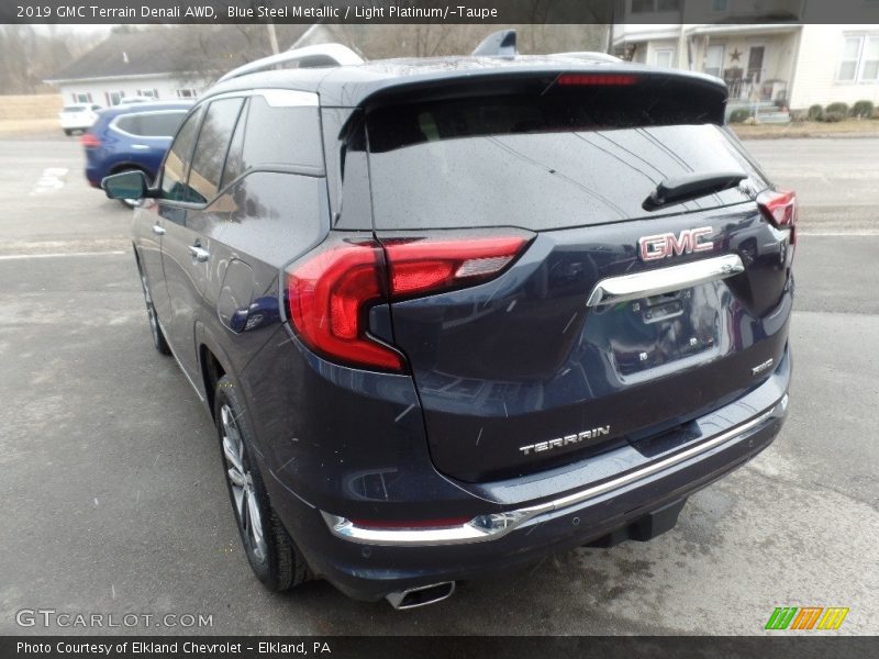 Blue Steel Metallic / Light Platinum/­Taupe 2019 GMC Terrain Denali AWD
