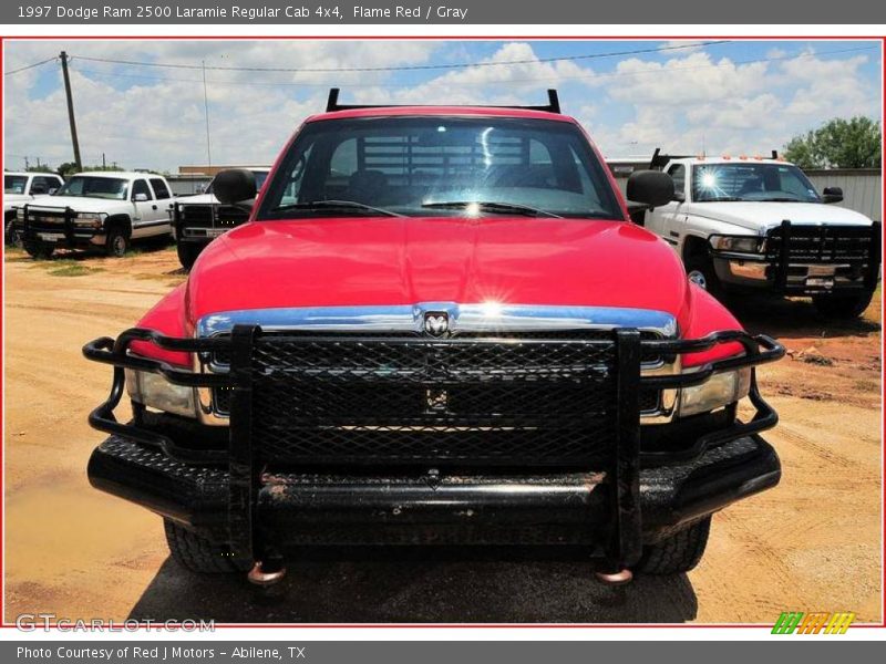 Flame Red / Gray 1997 Dodge Ram 2500 Laramie Regular Cab 4x4