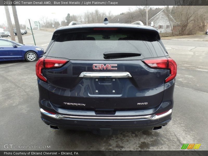 Blue Steel Metallic / Light Platinum/­Taupe 2019 GMC Terrain Denali AWD