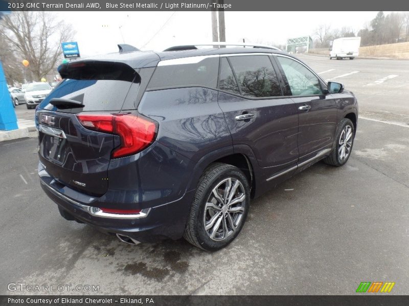 Blue Steel Metallic / Light Platinum/­Taupe 2019 GMC Terrain Denali AWD