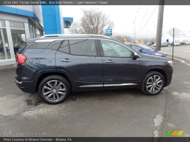Blue Steel Metallic / Light Platinum/­Taupe 2019 GMC Terrain Denali AWD