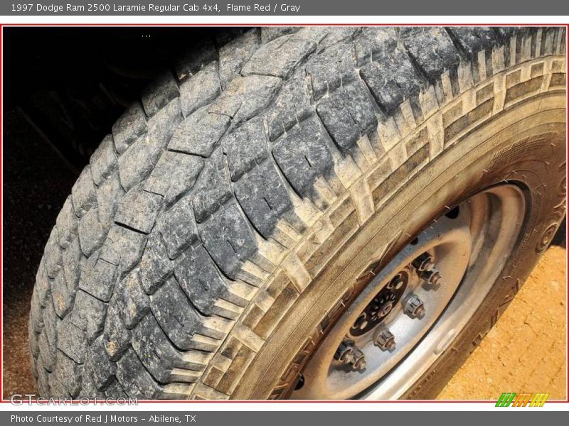 Flame Red / Gray 1997 Dodge Ram 2500 Laramie Regular Cab 4x4