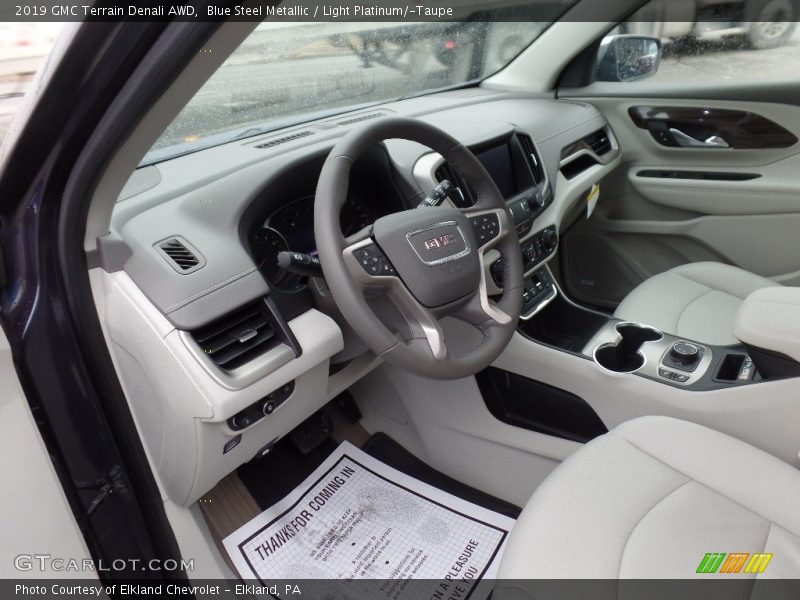 Blue Steel Metallic / Light Platinum/­Taupe 2019 GMC Terrain Denali AWD