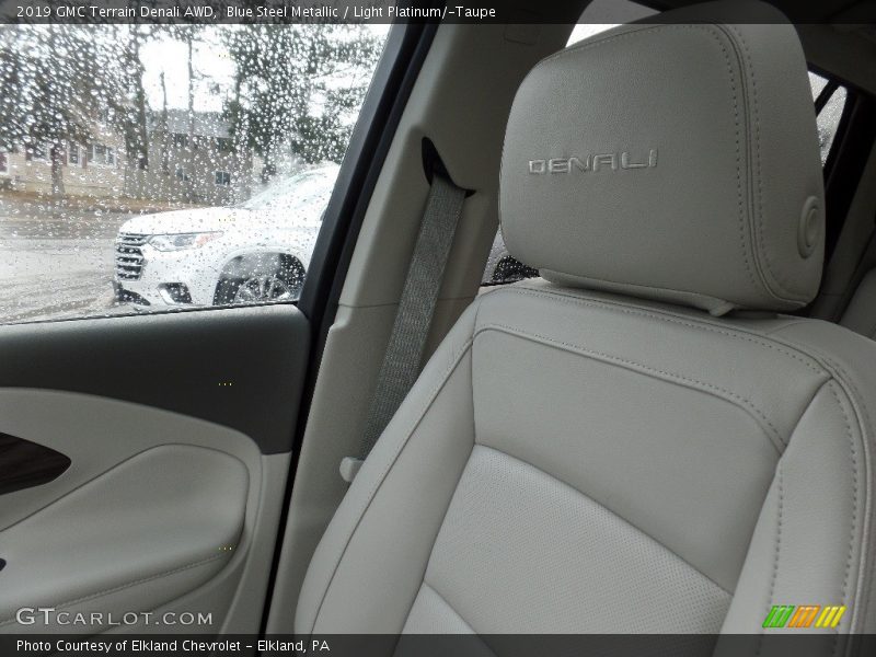 Blue Steel Metallic / Light Platinum/­Taupe 2019 GMC Terrain Denali AWD