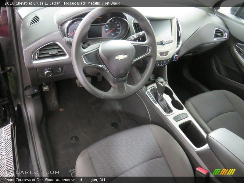 Mosaic Black Metallic / Jet Black 2016 Chevrolet Cruze LS Sedan
