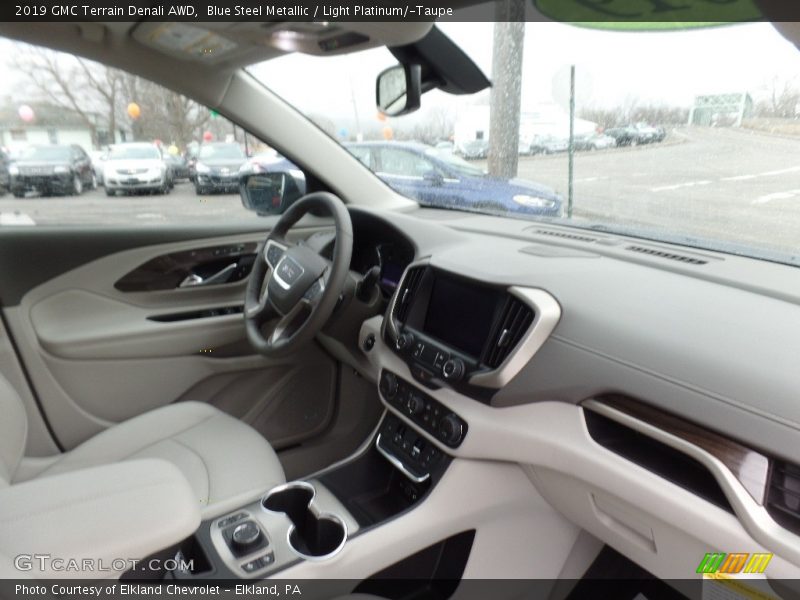 Blue Steel Metallic / Light Platinum/­Taupe 2019 GMC Terrain Denali AWD