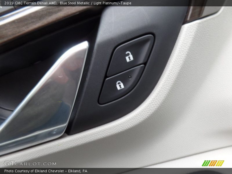 Blue Steel Metallic / Light Platinum/­Taupe 2019 GMC Terrain Denali AWD